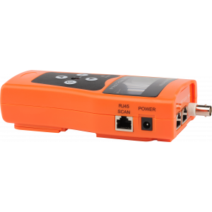 Cable tester with length measurement and cable tracer, 8 remote identifiers